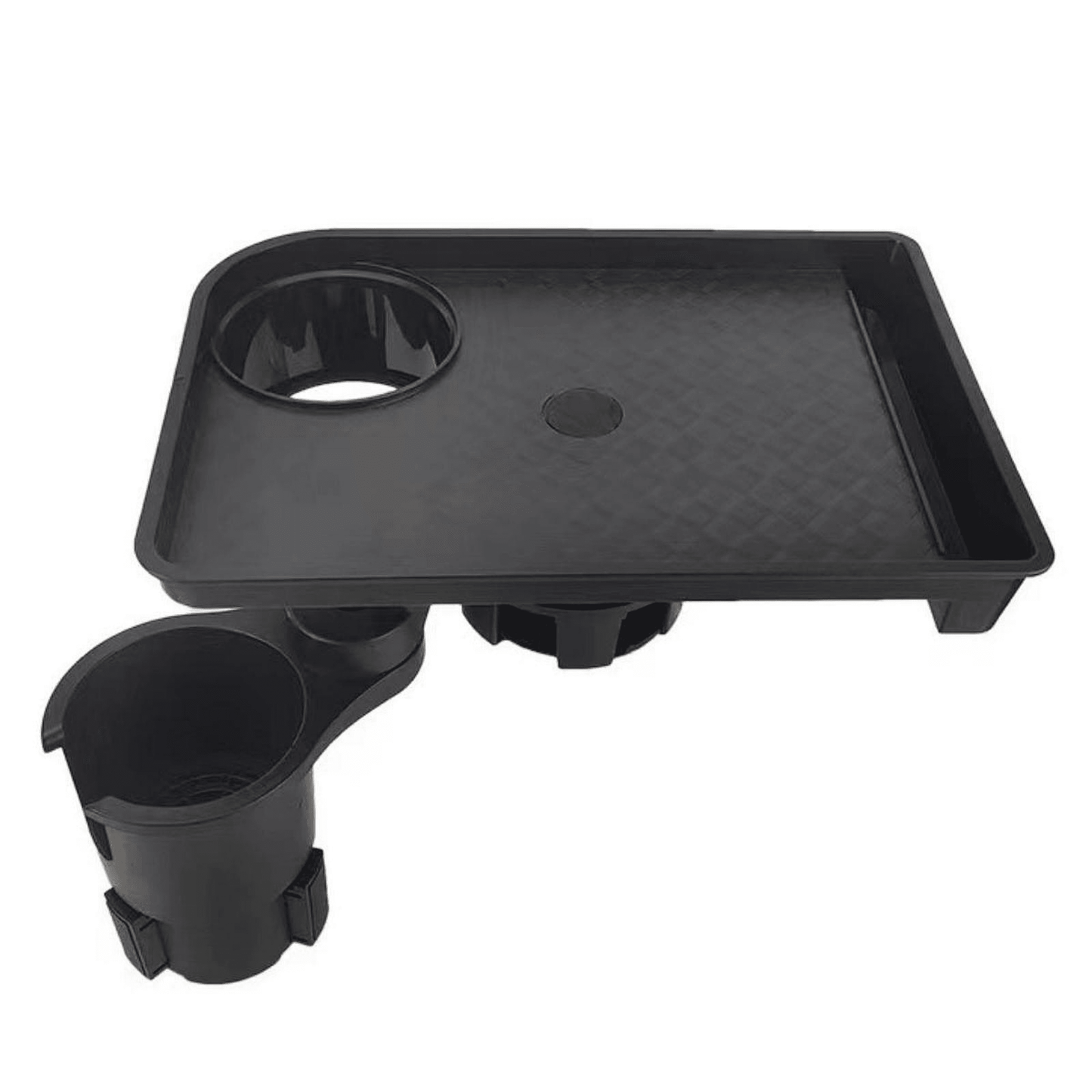 Car Cup Holder Expander with Detachable Food Tray - Autotrendix