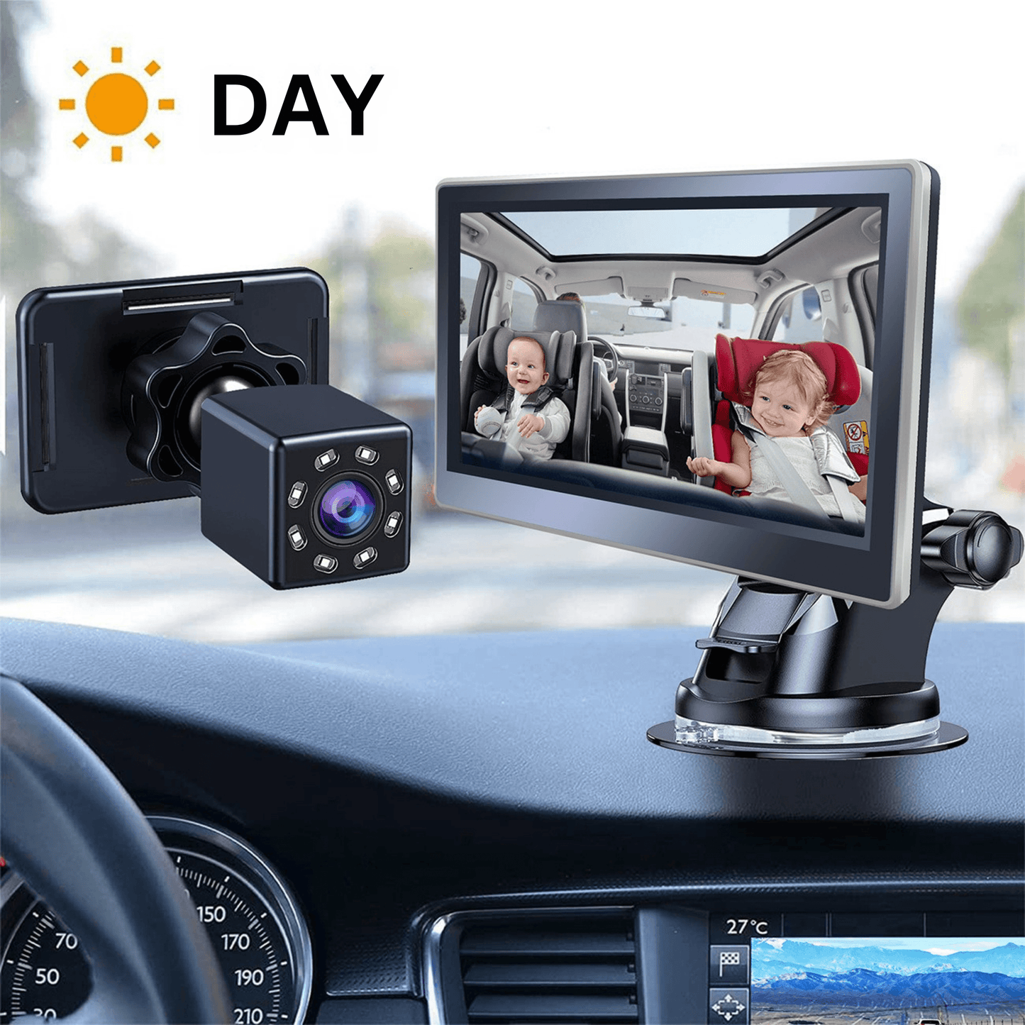 HD Night Vision Baby Mirror Monitor - Autotrendix