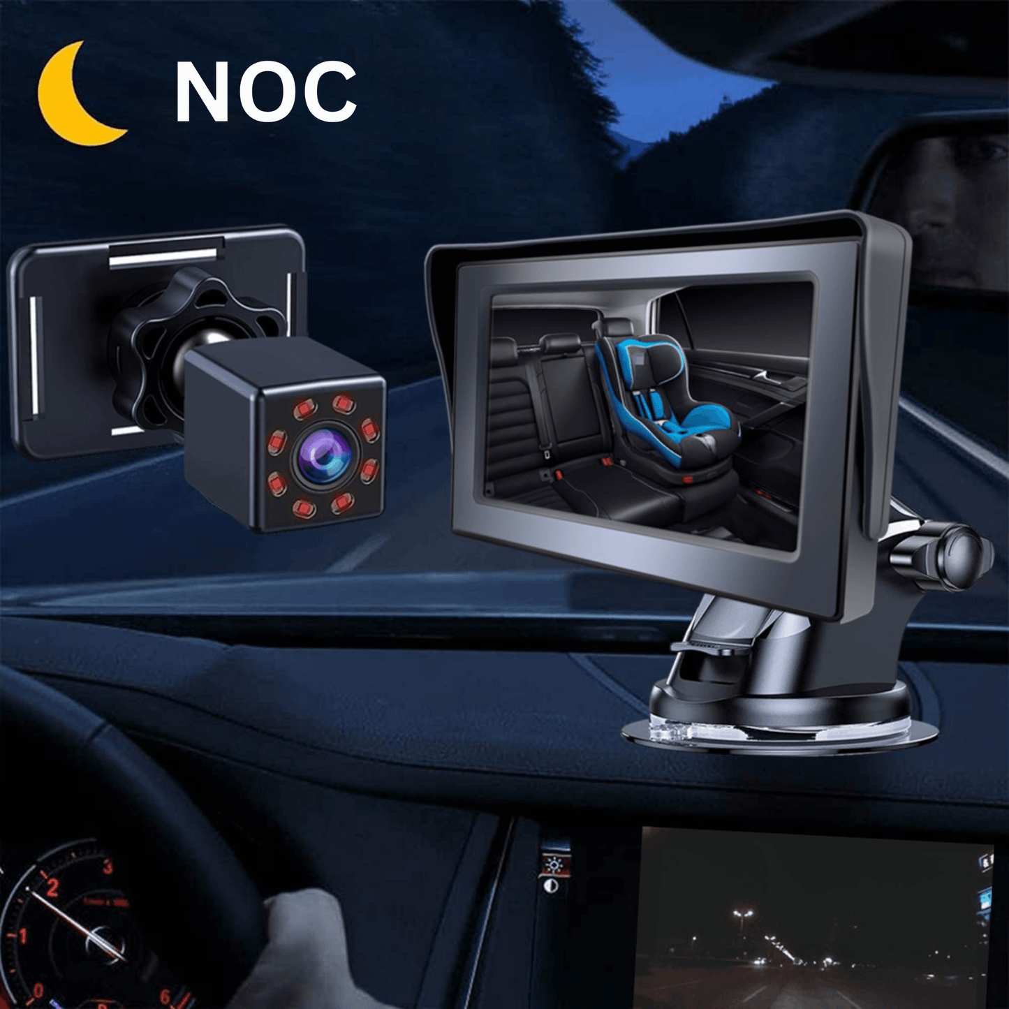 HD Night Vision Baby Mirror Monitor - Autotrendix