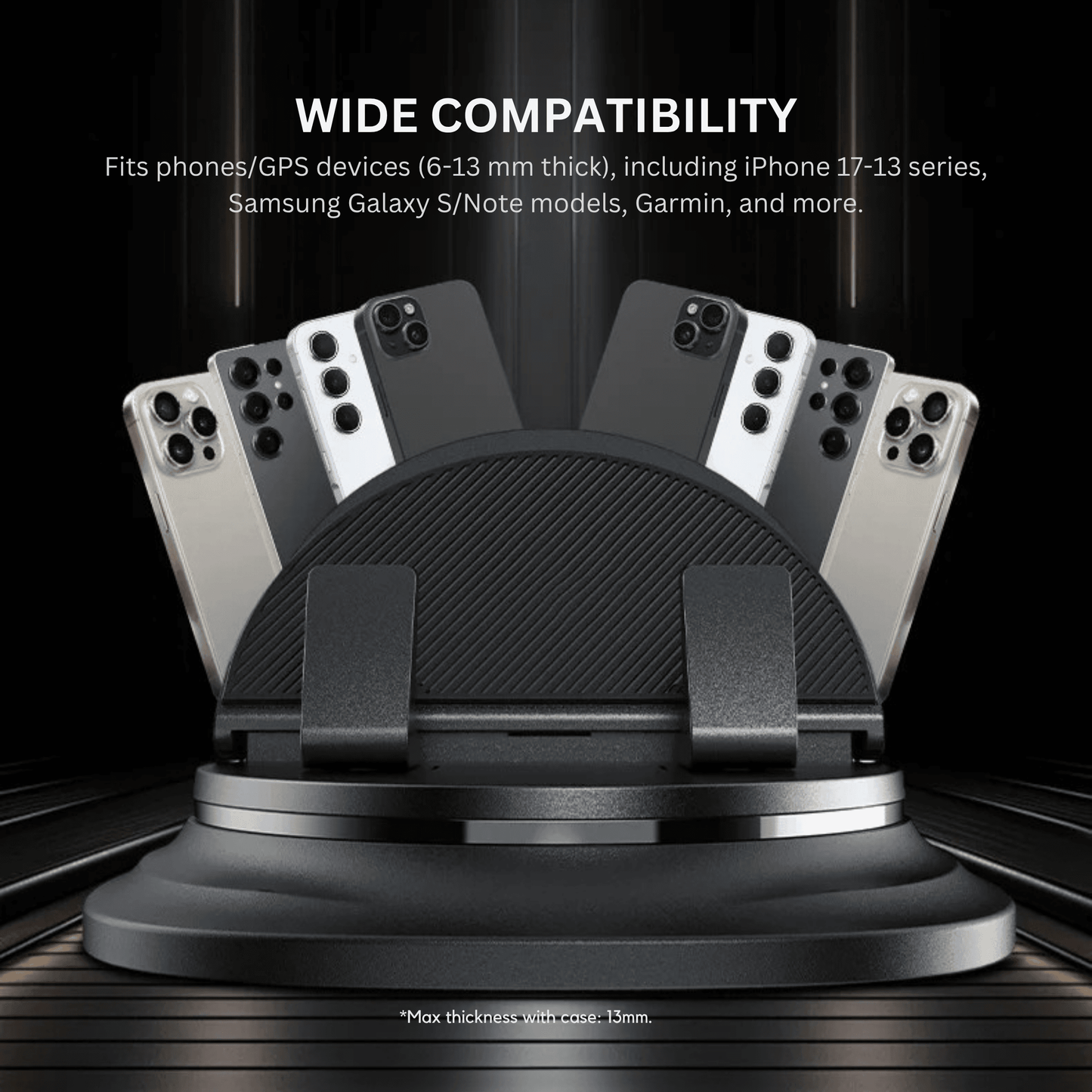 Multifunctional 360° Rotatable Car Phone Holder - Autotrendix