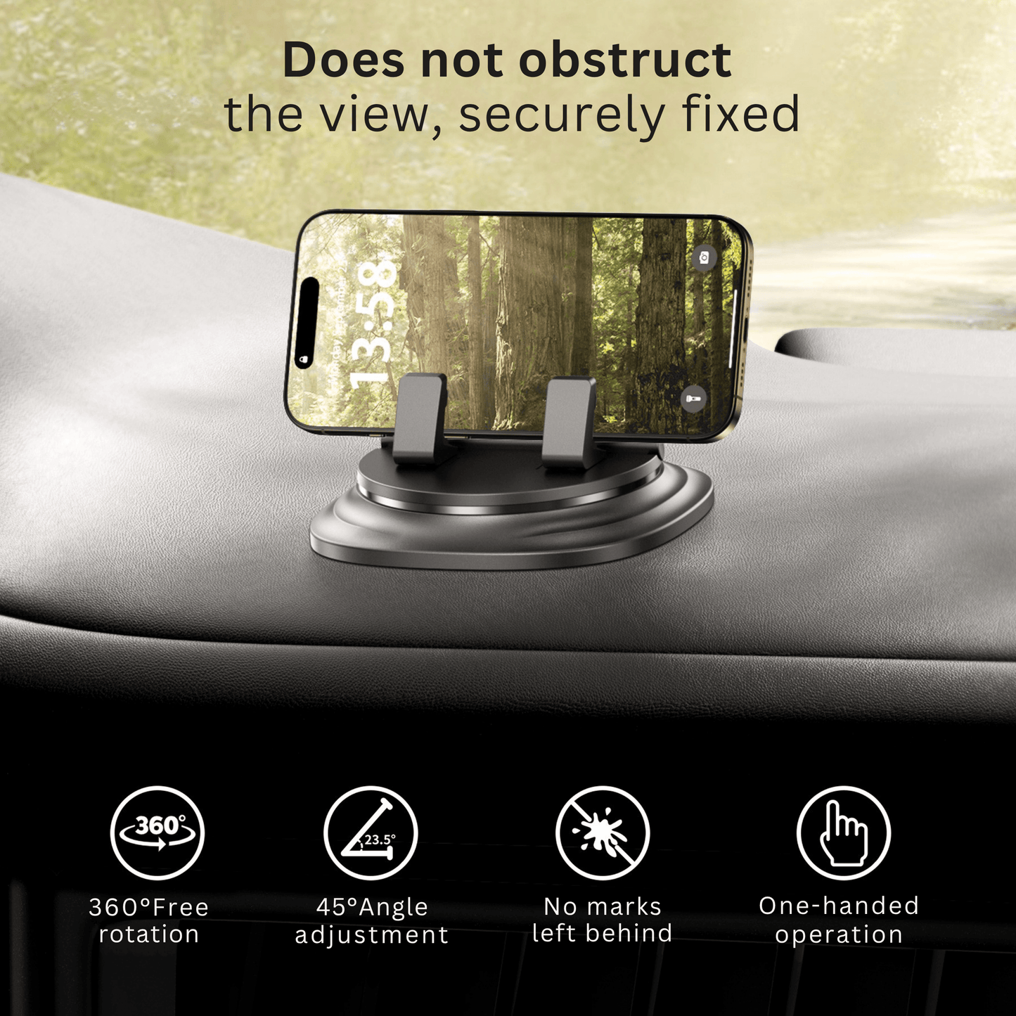 Multifunctional 360° Rotatable Car Phone Holder - Autotrendix