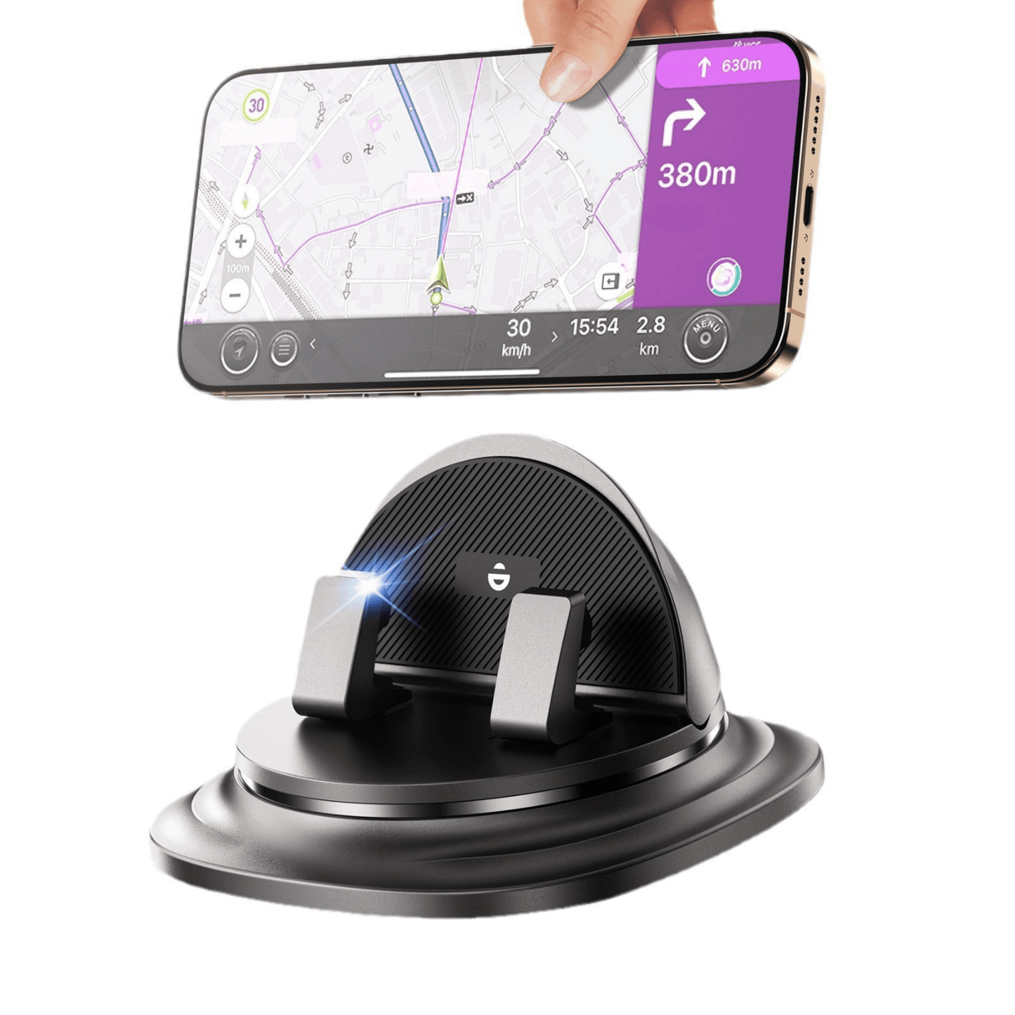 Multifunctional 360° Rotatable Car Phone Holder - Autotrendix