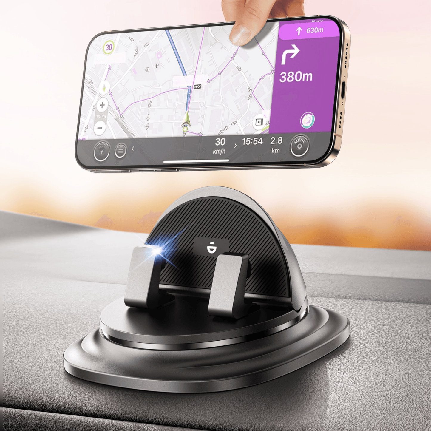 Multifunctional 360° Rotatable Car Phone Holder - Autotrendix