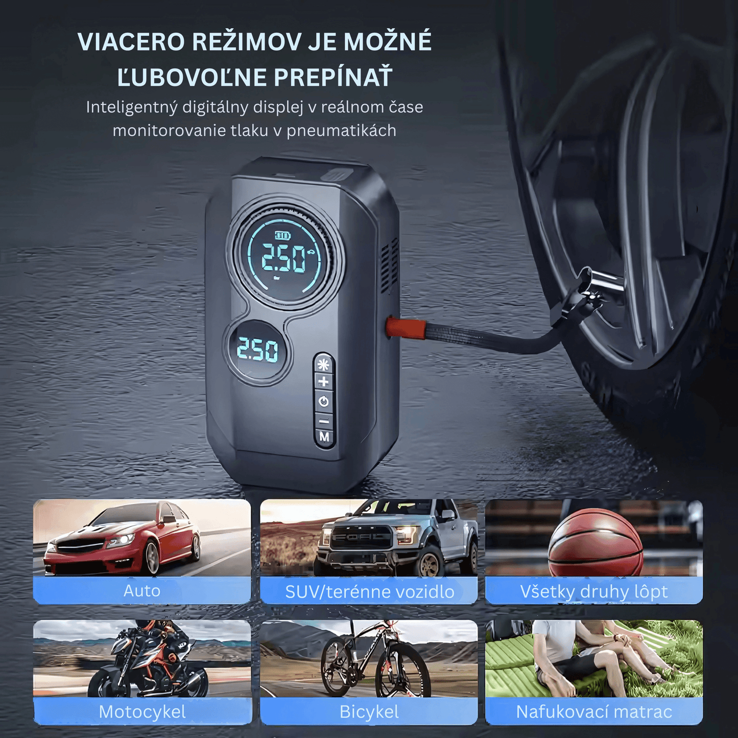 Portable Car Jump Starter & Air Compressor - Autotrendix