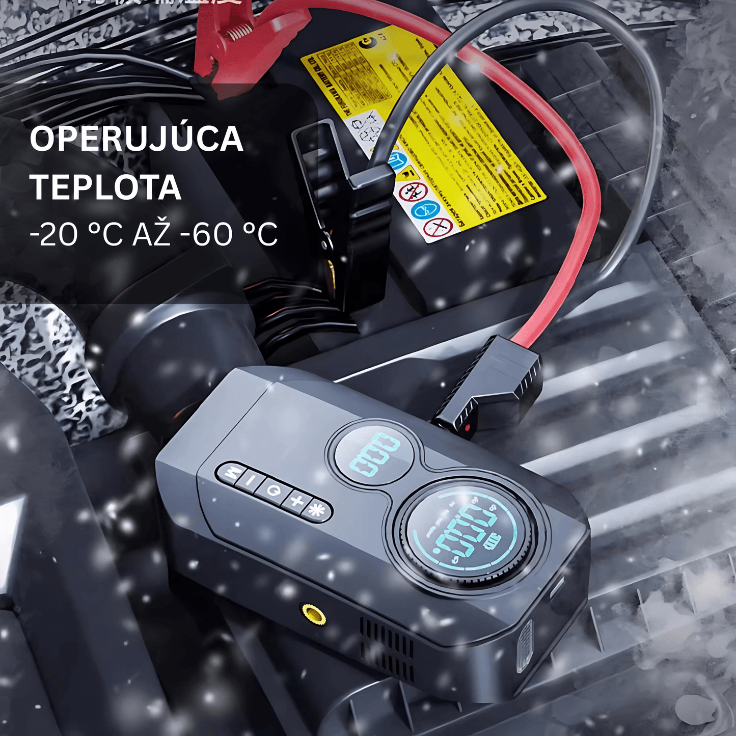 Portable Car Jump Starter & Air Compressor - Autotrendix
