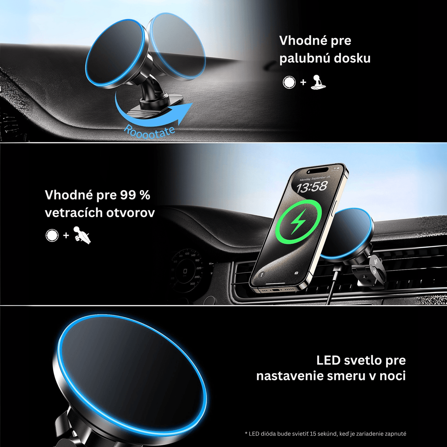 Smart Wireless Magnetic Car Charger - Autotrendix