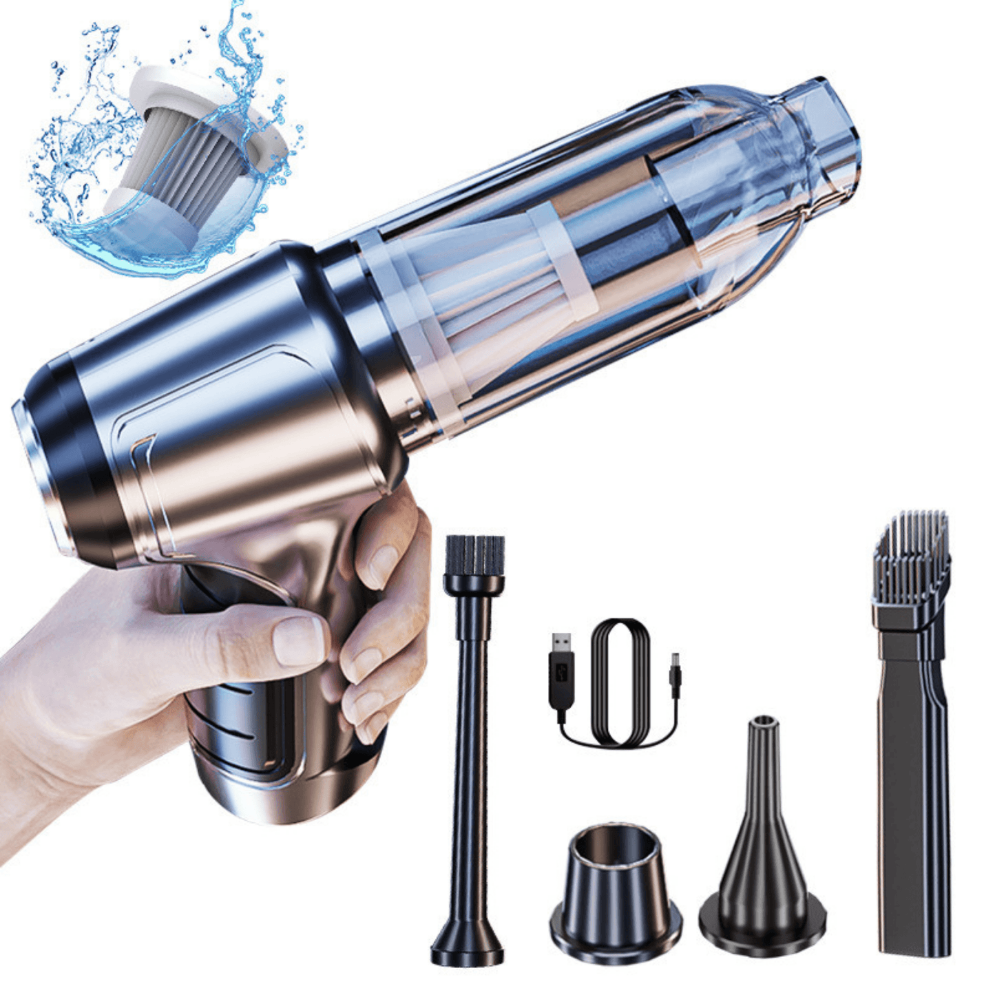Wireless Mini Vacuum Cleaner - Autotrendix