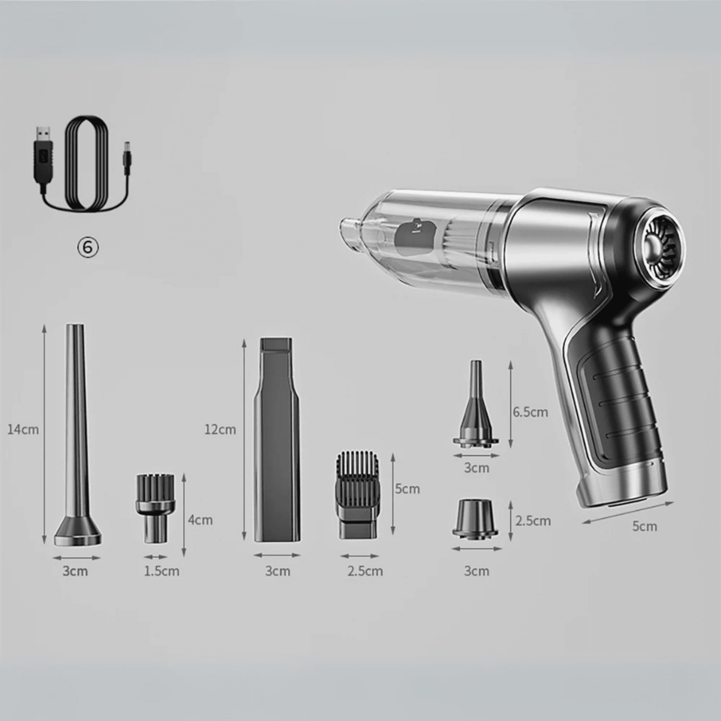 Wireless Mini Vacuum Cleaner - Autotrendix
