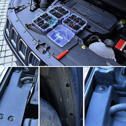 Auto Fastener Clips Kit 680 pcs