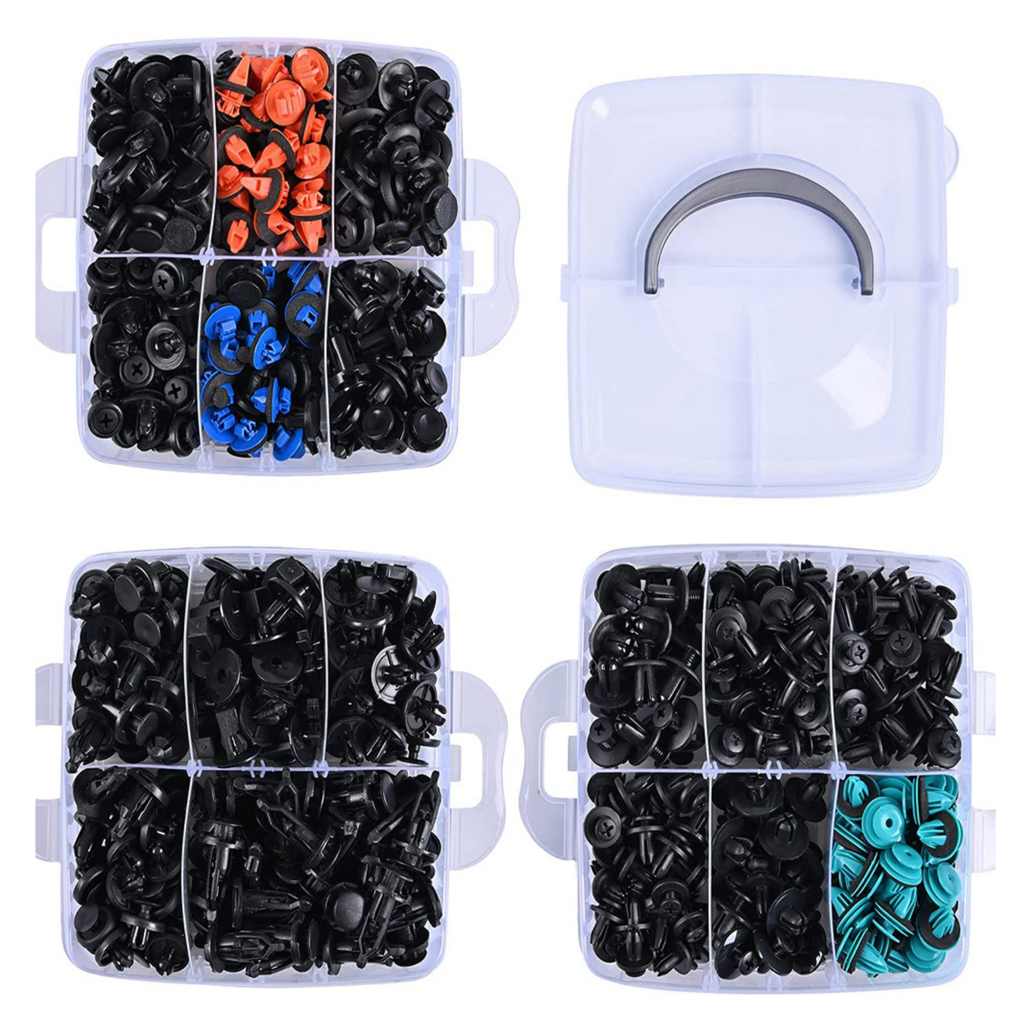 Auto Fastener Clips Kit 680 pcs