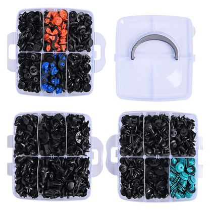 Auto Fastener Clips Kit 680 pcs