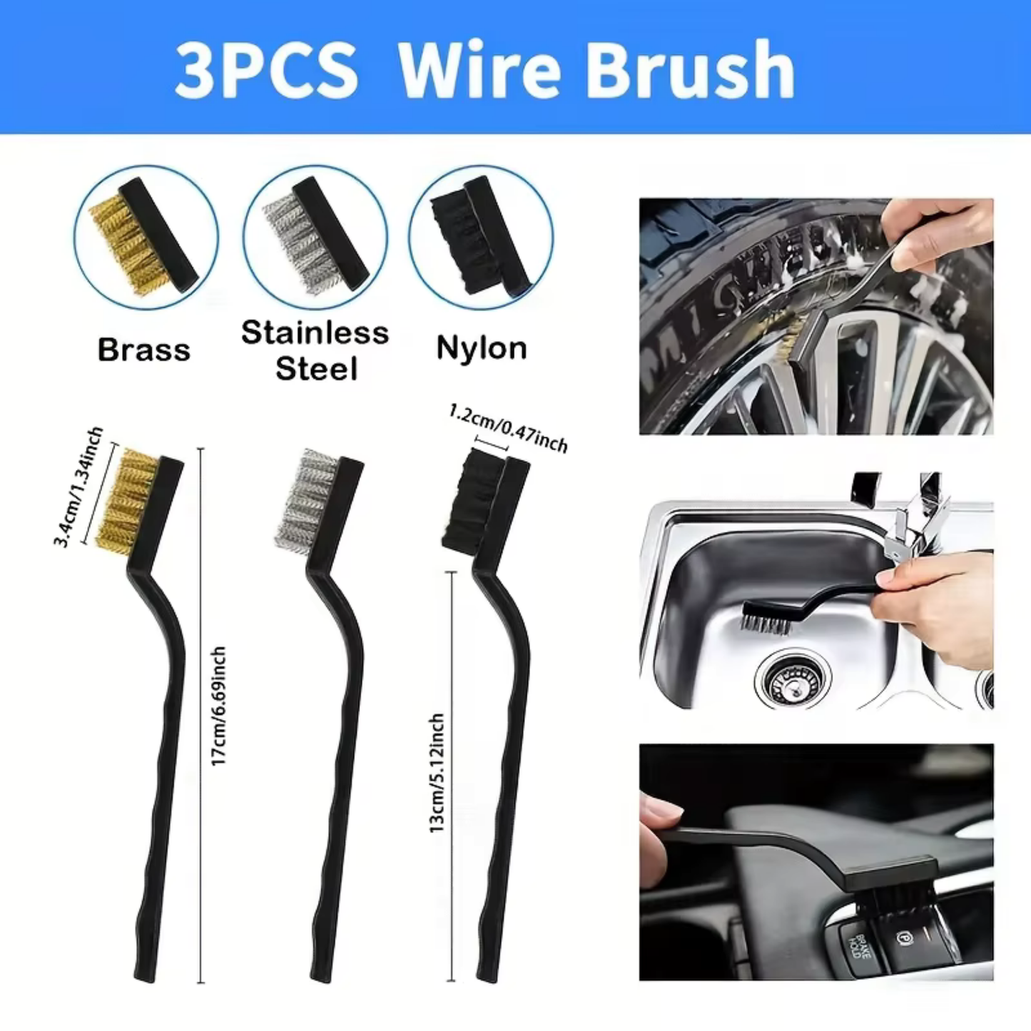 Car Cleaning Brush Set 26 pcs