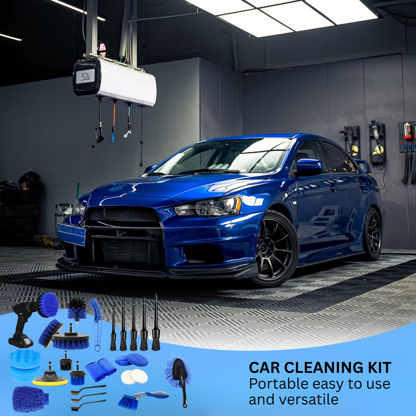 Car Cleaning Brush Set 26 pcs