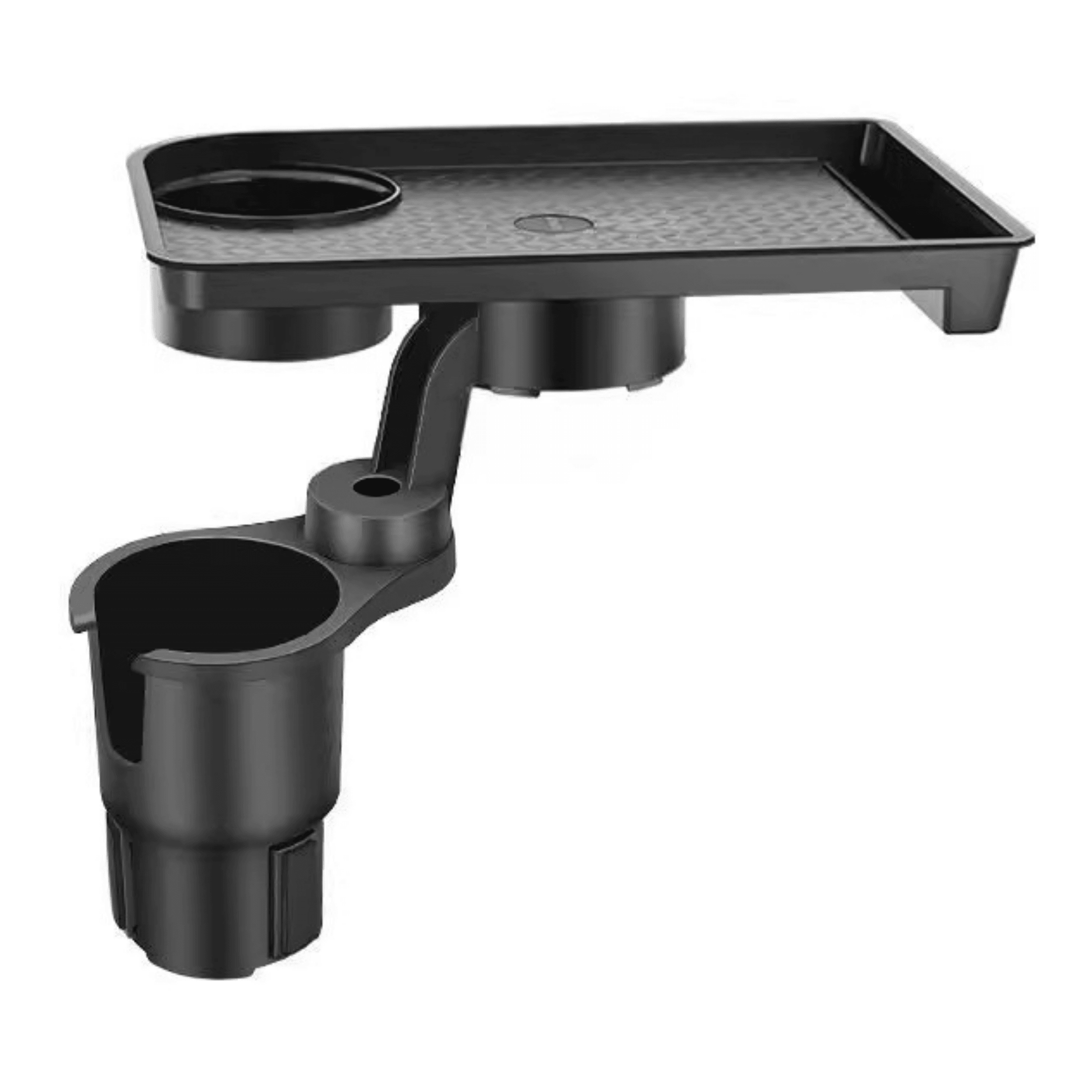 Car Cup Holder Expander with Detachable Food Tray - Autotrendix