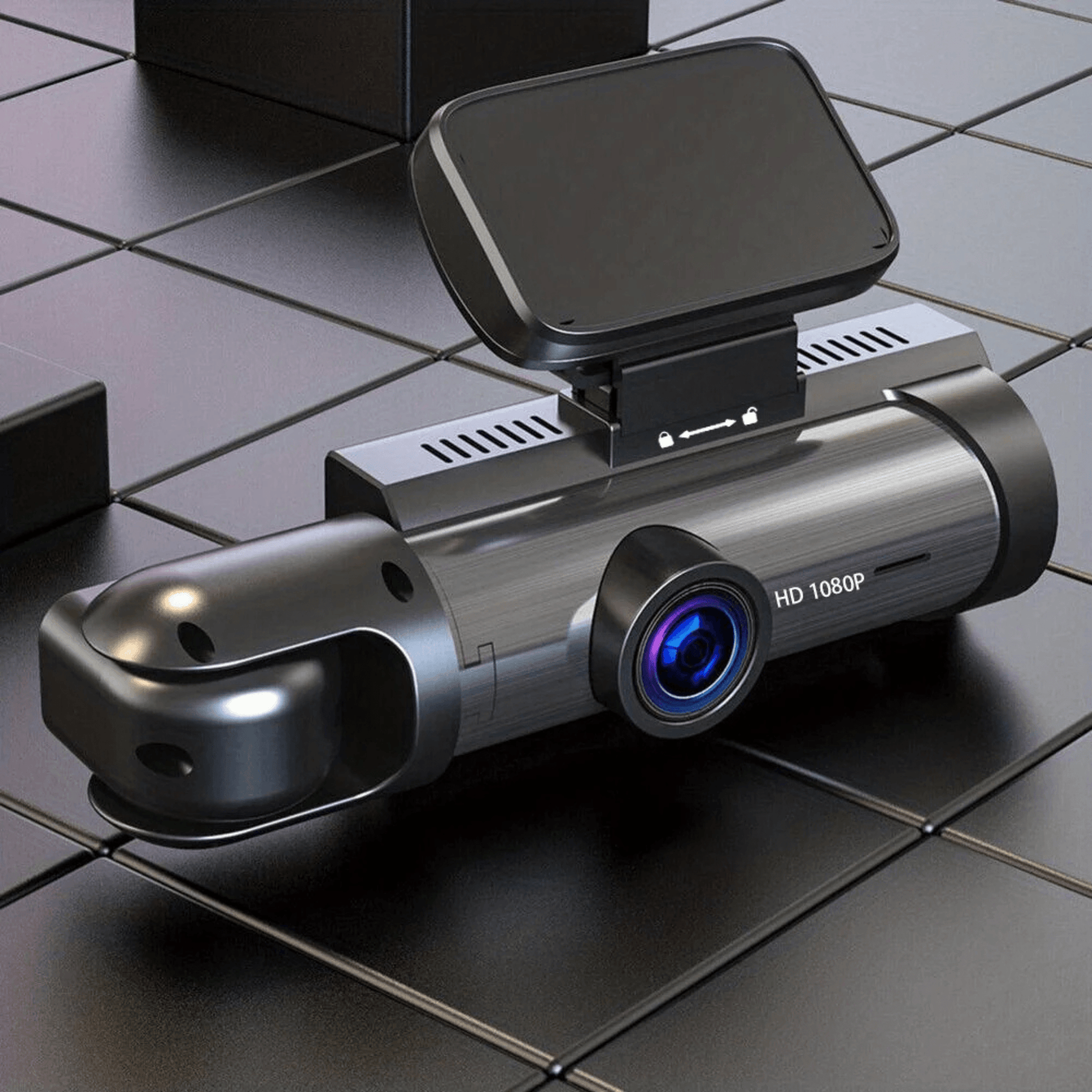 Dual-Lens Dash Camera with HD Night Vision - Autotrendix