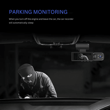 Dual-Lens Dash Camera with HD Night Vision - Autotrendix