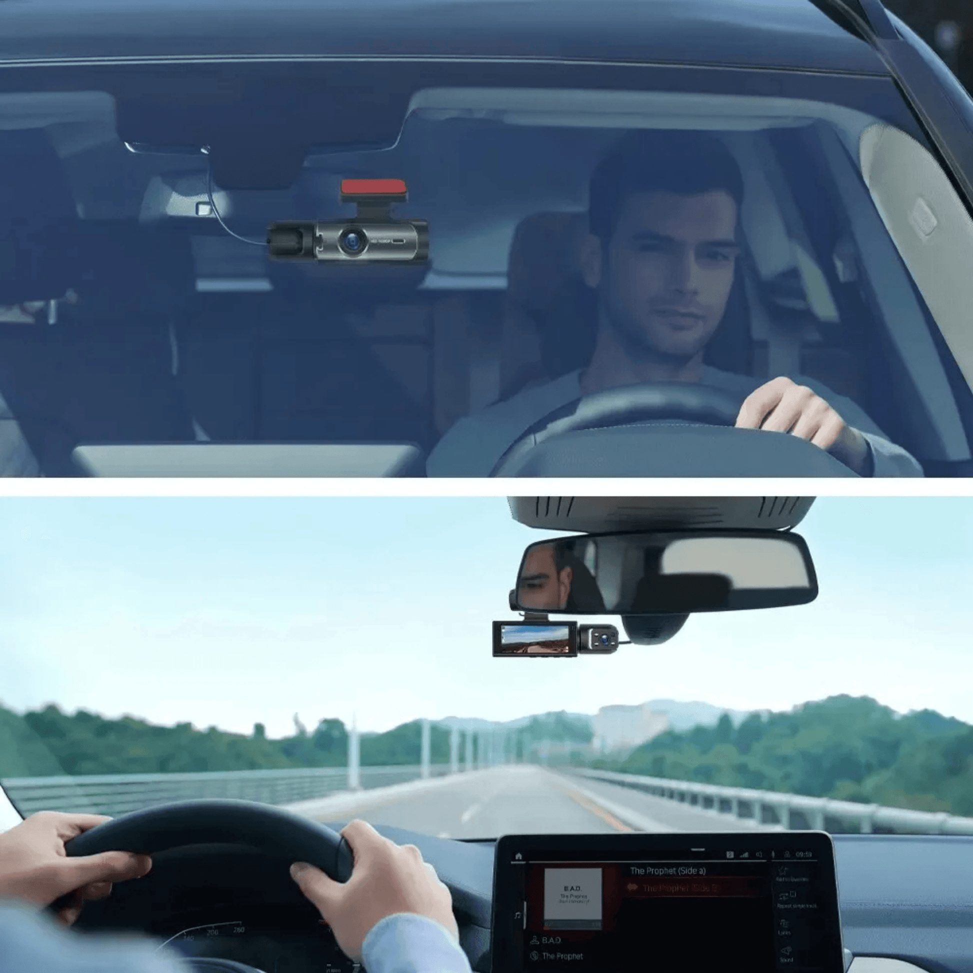 Dual-Lens Dash Camera with HD Night Vision - Autotrendix