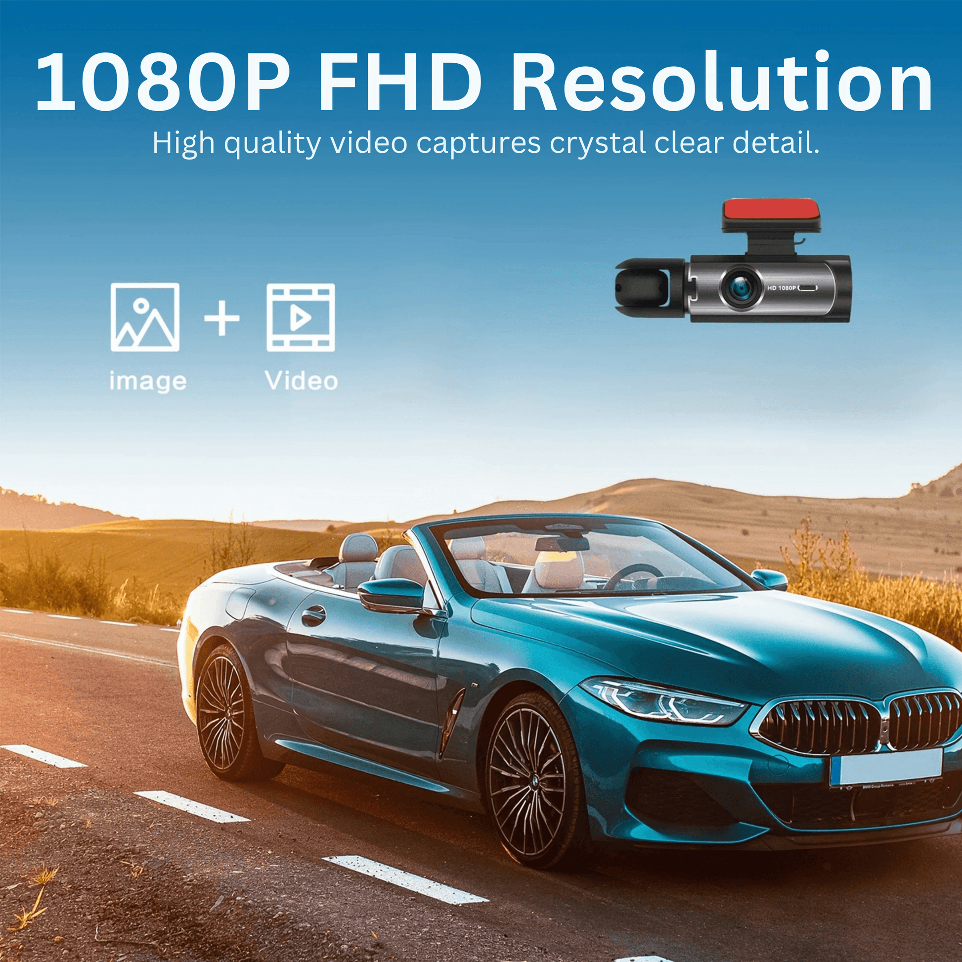 Dual-Lens Dash Camera with HD Night Vision - Autotrendix