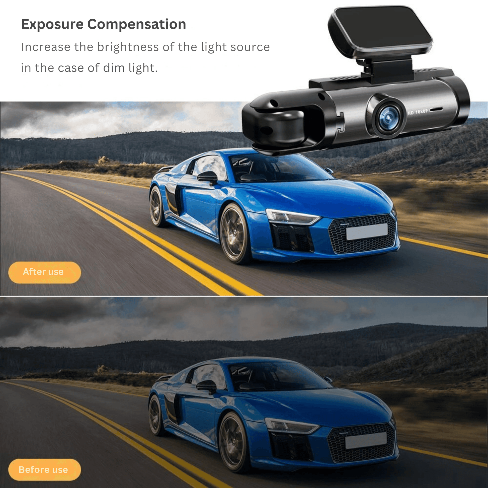 Dual-Lens Dash Camera with HD Night Vision - Autotrendix