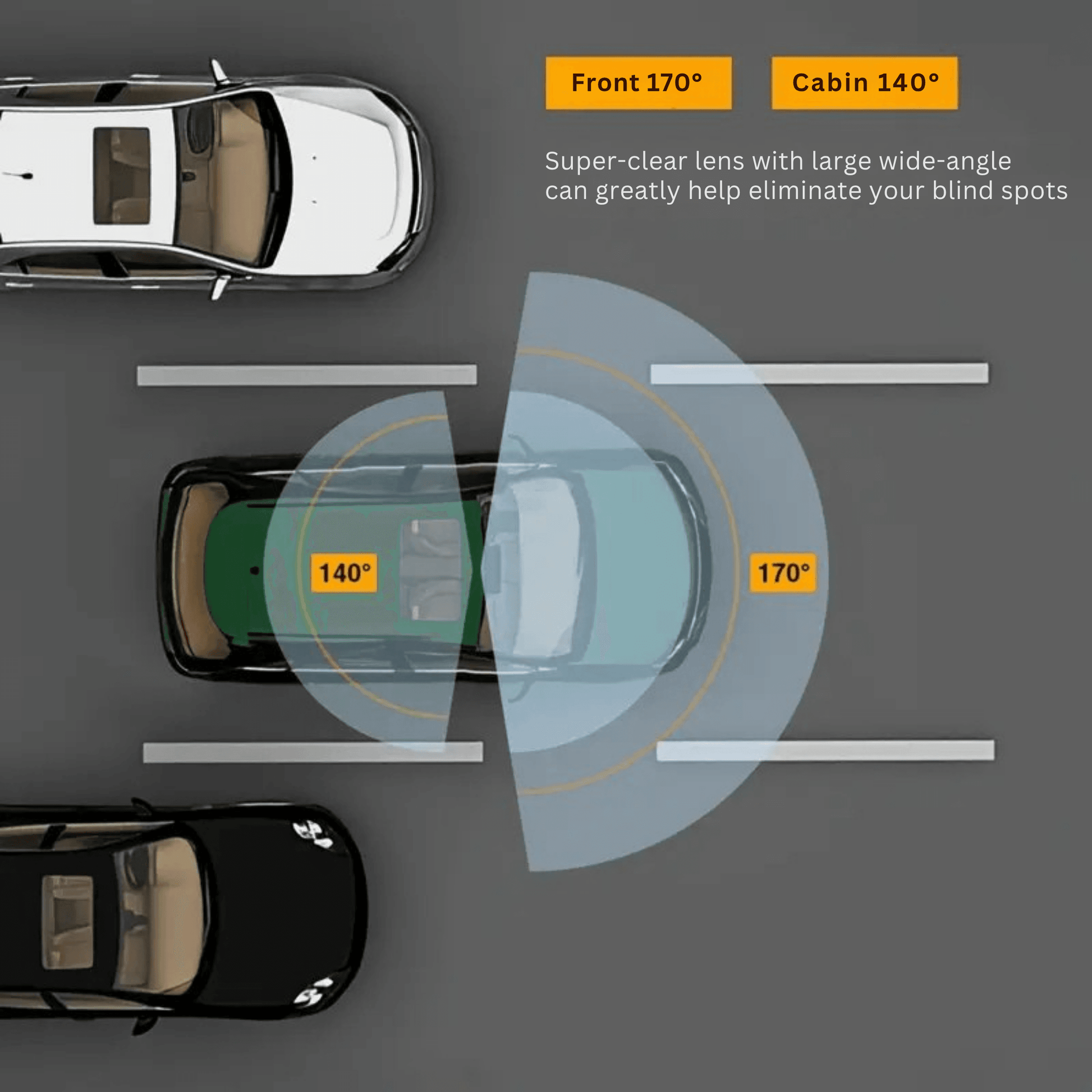 Dual-Lens Dash Camera with HD Night Vision - Autotrendix