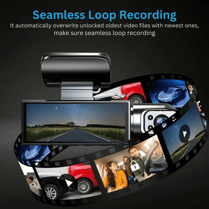Dual-Lens Dash Camera with HD Night Vision - Autotrendix