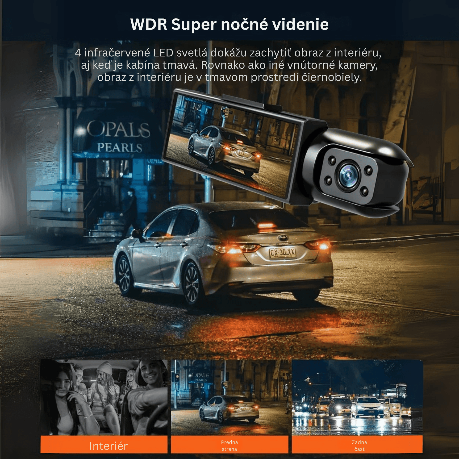 Dual-Lens Dash Camera with HD Night Vision - Autotrendix
