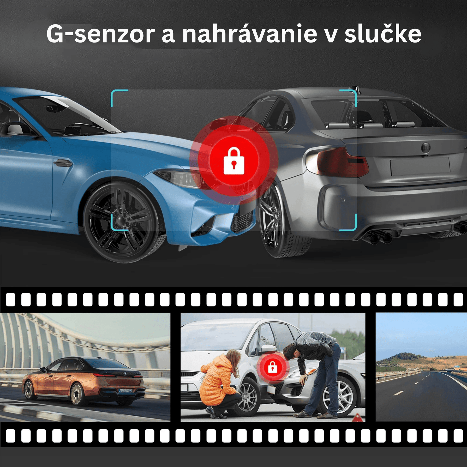 Dual-Lens Dash Camera with HD Night Vision - Autotrendix