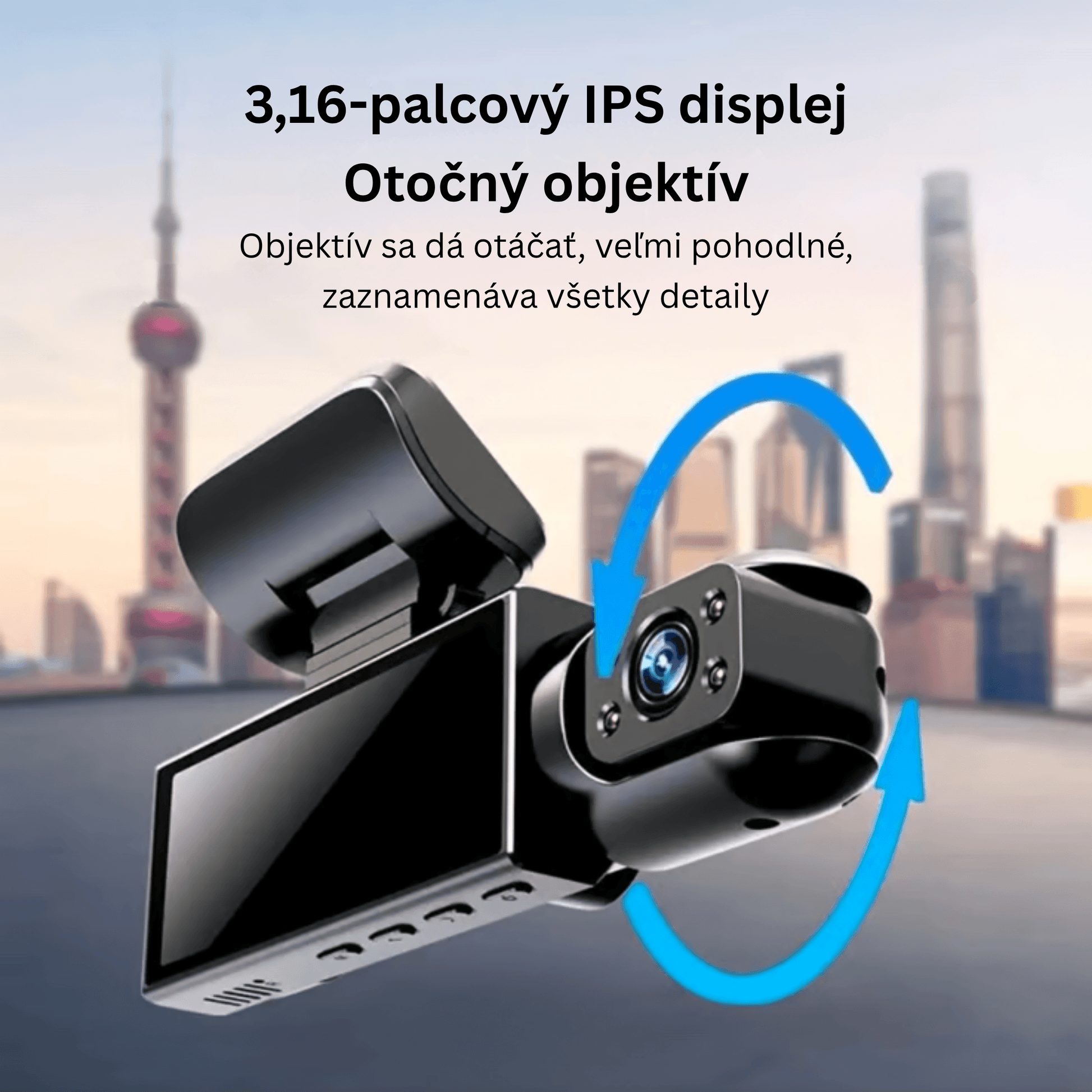 Dual-Lens Dash Camera with HD Night Vision - Autotrendix