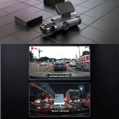 Dual-Lens Dash Camera with HD Night Vision - Autotrendix
