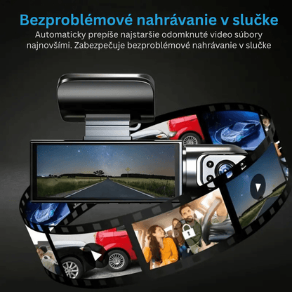 Dual-Lens Dash Camera with HD Night Vision - Autotrendix
