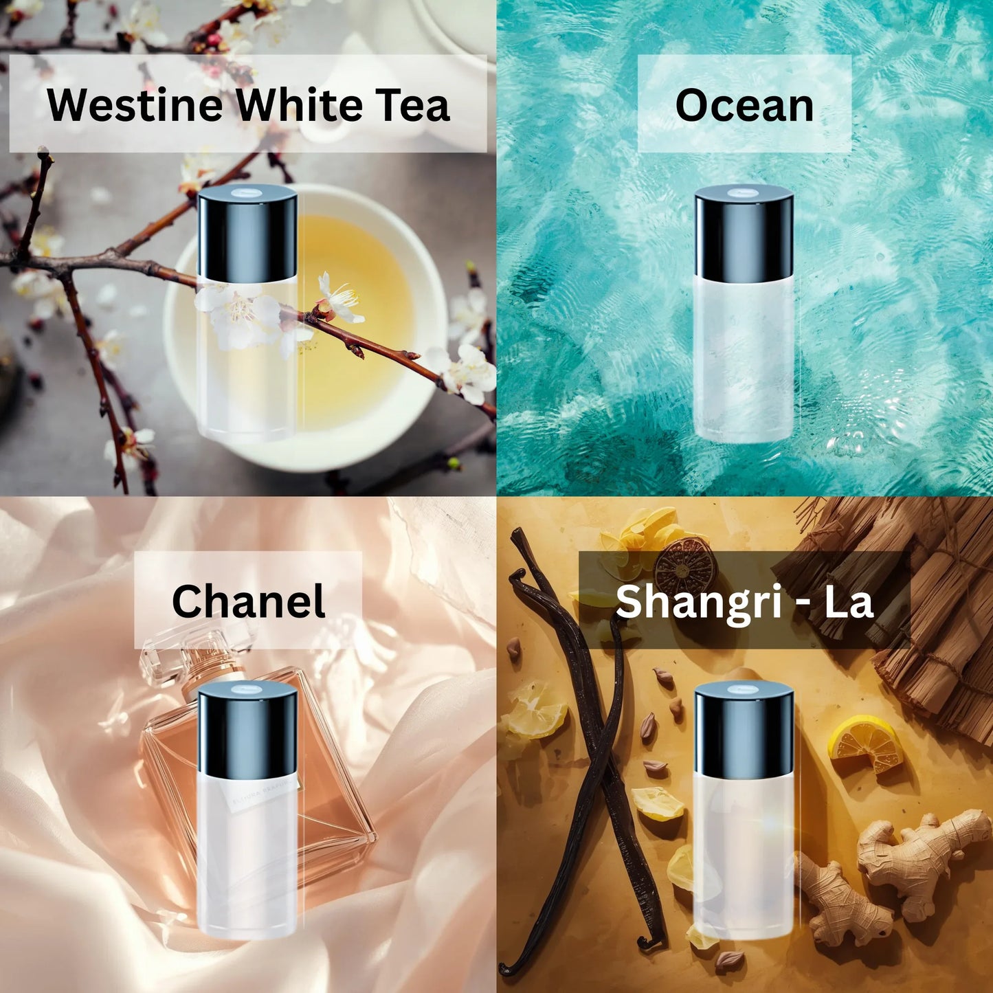 3 x Essential Oil Car Aroma for Air Freshener Diffuser Fragrance