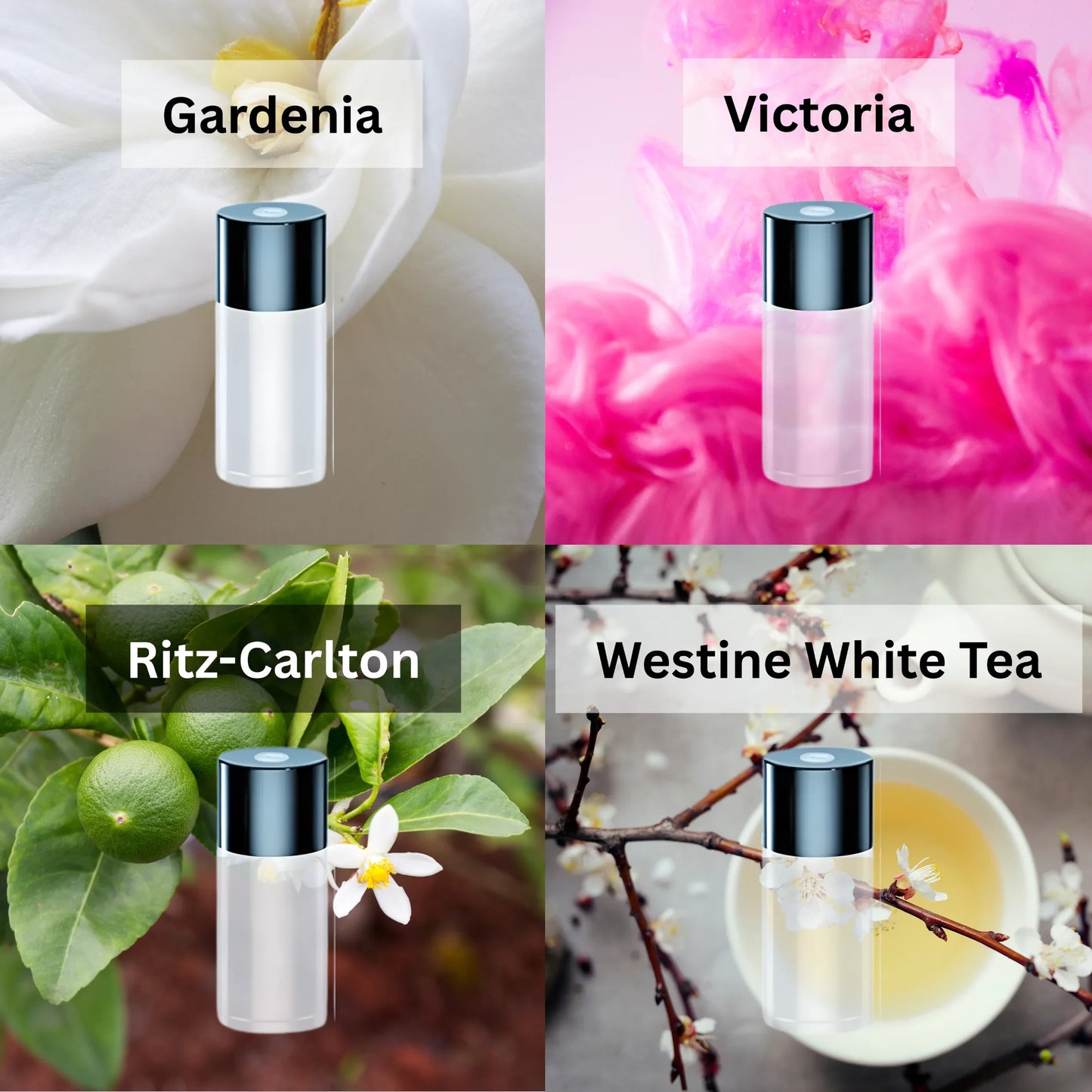 3 x Essential Oil Car Aroma for Air Freshener Diffuser Fragrance