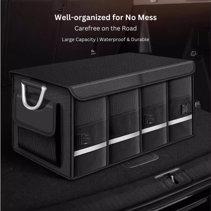 Heavy Duty 63L Car Trunk Organizer