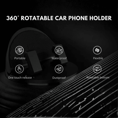 Multifunctional 360° Rotatable Car Phone Holder - Autotrendix
