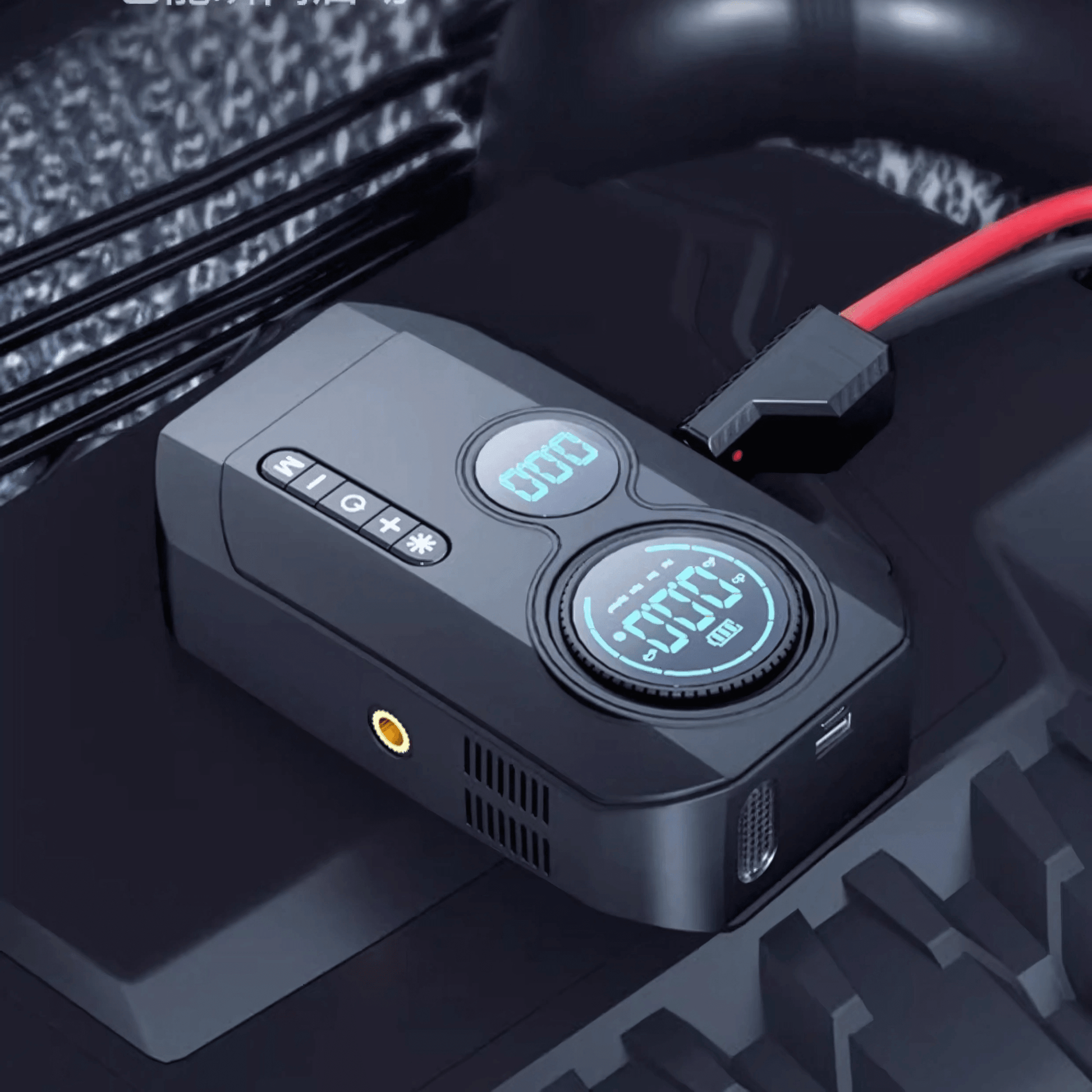 Portable Car Jump Starter & Air Compressor - Autotrendix