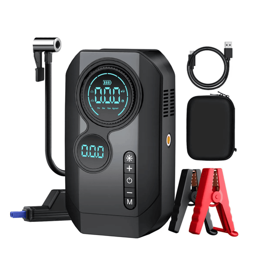 Portable Car Jump Starter & Air Compressor - Autotrendix