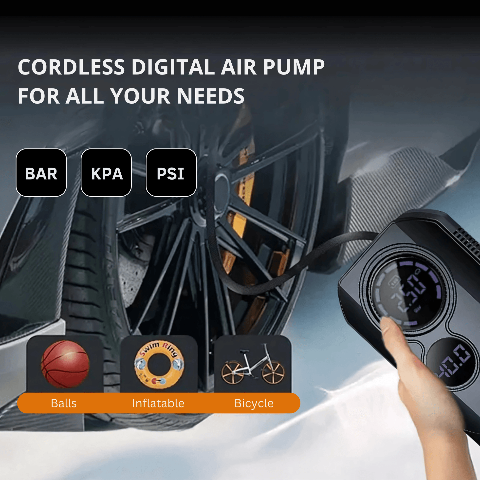 Portable Car Jump Starter & Air Compressor - Autotrendix