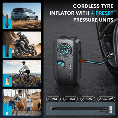Portable Car Jump Starter & Air Compressor - Autotrendix