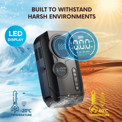 Portable Car Jump Starter & Air Compressor - Autotrendix