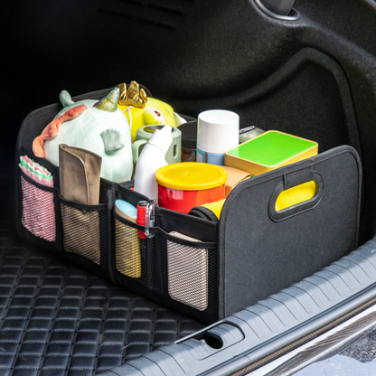 Portable Foldable Car Trunk Organizer 32l
