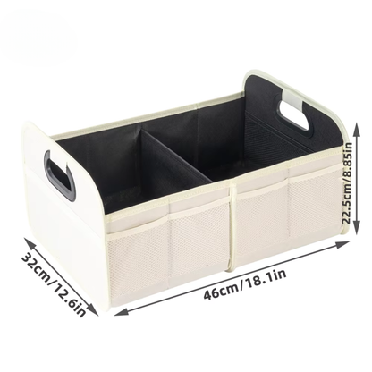 Portable Foldable Car Trunk Organizer 32l