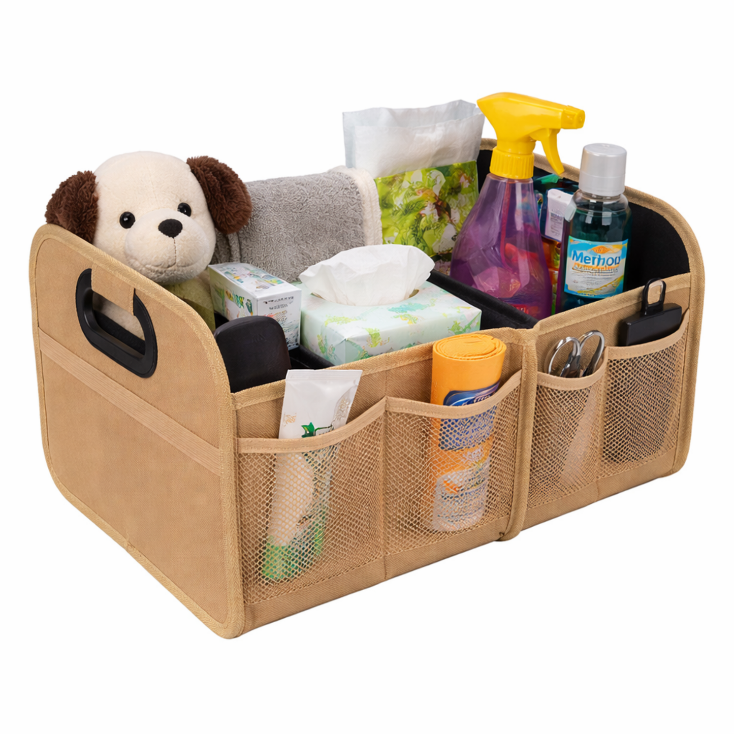 Portable Foldable Car Trunk Organizer 32l