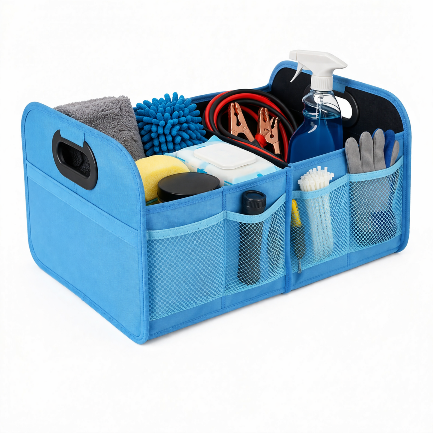Portable Foldable Car Trunk Organizer 32l