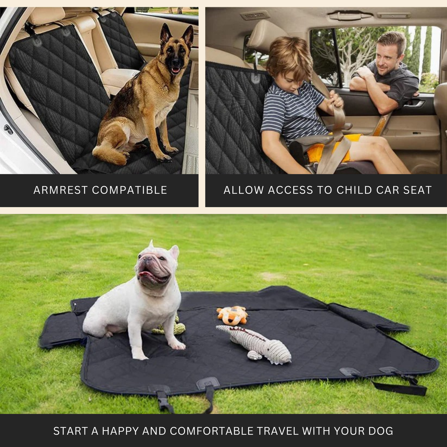 Scratchproof Dog Car Seat Cover
