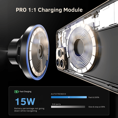 Smart Wireless Magnetic Car Charger - Autotrendix