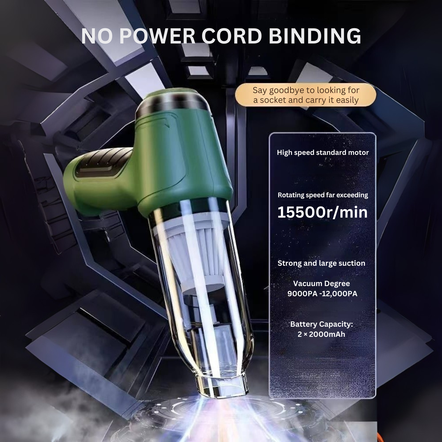 Wireless Mini Vacuum Cleaner